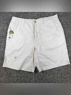 NEW Mountain Khaki Mens 42x10 Stretch Poplin Relaxed Performance Chino Shorts
